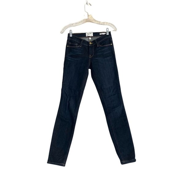 FRAME Denim - Frame Women's Le Skinny de Jeanne Skinny Jeans Dame Wash Denim LSJ899 Blue Sz 25